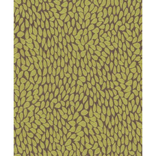 Chicago FR cseppalakú mintás bútorszövet -zöld, barna- 